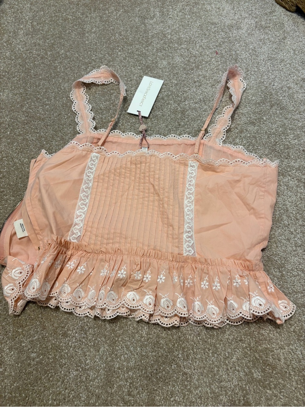 LoveShackFancy Eyelet Top